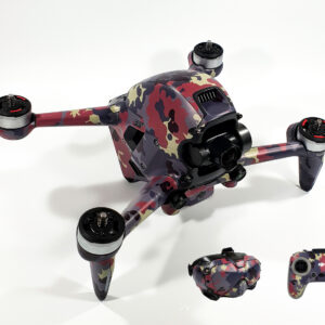DJI FPV - SKIN - Design: Flecktarn + Goggles