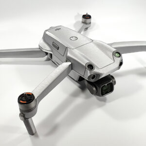 DJI AIR 2s - SKIN - Alu Silber gebürstet