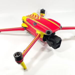 DJI AIR 3 - SKIN - DESIGN: FEUERWEHR - ohne Schrift und Logos