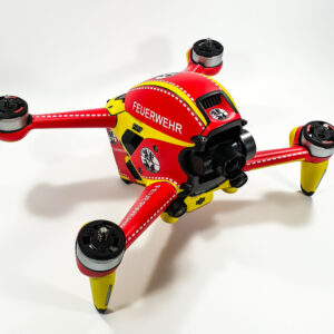 DJI FPV - SKIN - Design: Feuerwehr * + Goggles - Wrap / Decal / Zubehör