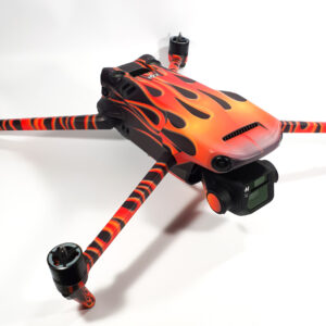 DJI MAVIC 3 - SKIN - DESIGN: Flames - 5 Batterien