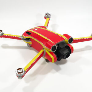 DJI Mini 3 Pro - Skin - Design: Feuerwehr ohne Schrift und Wappen