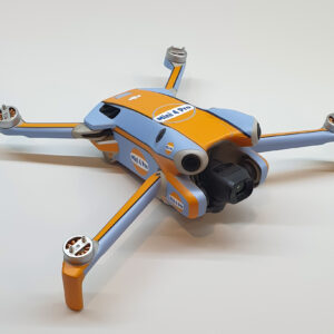 DJI MINI 4 PRO – SKIN – DESIGN: GULF + 10x Akku- sowie DJI RC2 + RC-N2