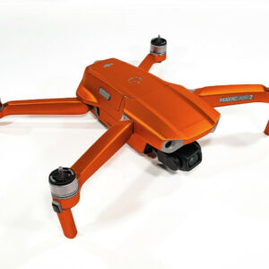 DJI MAVIC AIR 2  + RC - SKIN - CHROM ORANGE - 3-5x Batterie / Folie / Decal