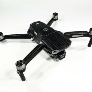 DJI MAVIC AIR 2  + RC - SKIN - HONEYCOMB SCHWARZ - 3-5x Batterie / Folie / Decal