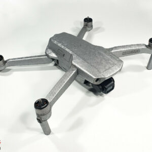 DJI MAVIC AIR 2  + RC - SKIN - HONEYCOMB SILBER - 3-5x Batterie / Folie / Decal