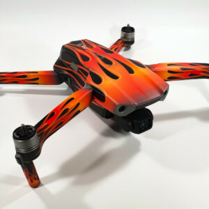 DJI MAVIC AIR 2 - SKIN - DESIGN: FLAMES - Folie / Wrap / Decal