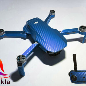 DJI MAVIC MINI - SKIN - CARBON BLAU - Folie / Decal / Wrap / Drohne