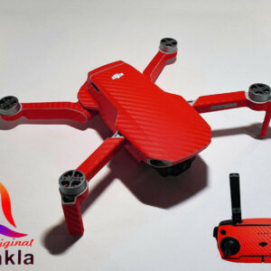 DJI MAVIC MINI - SKIN - CARBON ROT - Folie / Decal / Wrap / Drohne