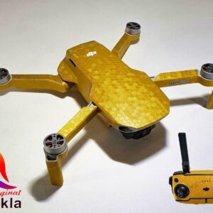 DJI MAVIC MINI - SKIN - HONEYCOMB GOLD - Folie / Decal / Wrap / Drohne