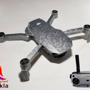 DJI MAVIC MINI - SKIN - HONEYCOMB SILBERGRAU - Folie / Decal / Wrap / Drohne