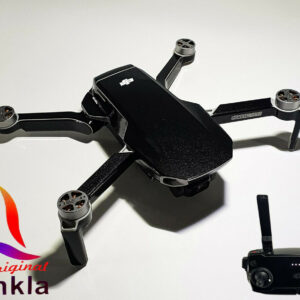 DJI MAVIC MINI - SKIN - METALLIC SCHWARZ - Folie / Decal / Wrap / Drohne
