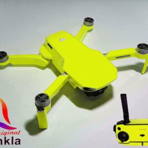 DJI MAVIC MINI - SKIN - NEON GELB -  / Folie / Decal / Wrap / Drohne / Zubehör