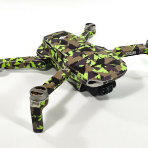 DJI MINI 2 - SKIN - DESIGN: GREEN FLASH  - Decal - Wrap -  Folie