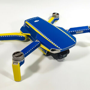 DJI MINI 2 - SKIN - Design: Polizei ohne Wappen und Schrift - Wrap -  Folie