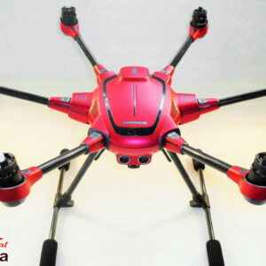 YUNEEC TYPHOON H 3 - SKIN - CHROM ROT / RED / Wrap / Decal / Foil / Zubehör