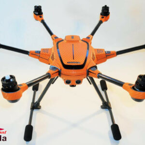 YUNEEC TYPHOON H - SKIN - Carbon Orange / Wrap / Decal / Foil / Folie / Drohne