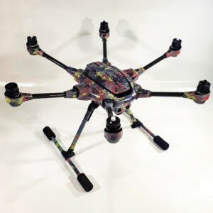 YUNEEC TYPHOON H - SKIN - FLECKTARN - Drohne - Landegestell - Decal - Wrap