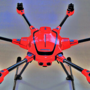 YUNEEC TYPHOON H - SKIN - NEON ROT / RED / Wrap / Decal / Foil / Folie / Drohne