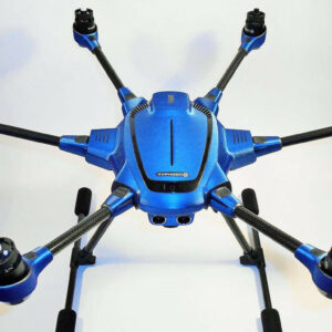 YUNEEC TYPHOON H3 - SKIN - ALU BLAU GEBÜRSTET / Wrap / Decal / Foil