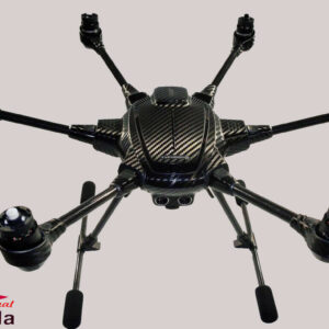 YUNEEC TYPHOON HPLUS - SKIN - CARBON SCHWARZ / BLACK / Wrap / Decal / Drohne