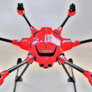 YUNEEC TYPHOON HPLUS - SKIN - NEON ROT / RED / Wrap / Decal / Folie / Drohne