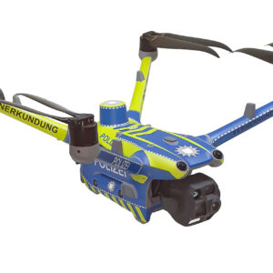 DJI M4TD – SKIN – DESIGN: Polizei - Individualisierbar