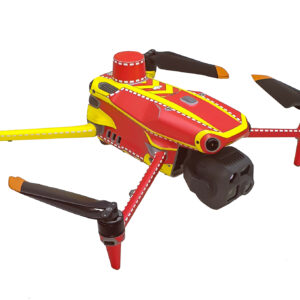 DJI M4T – SKIN – DESIGN: DLRG ohne Alles (Individualisierbar)