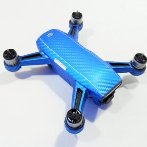 DJI SPARK - SKIN - Carbon Blau - Decal - Wrap - Folie