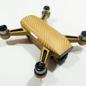 DJI SPARK - SKIN - Carbon Gold - Decal - Wrap - Folie